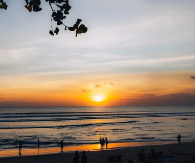 Bali sunset beach