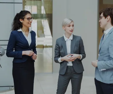 Business professionals in office